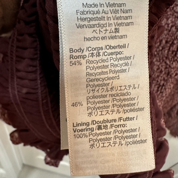 Madewell XS long sleeved smocked top - Picture 4 of 4